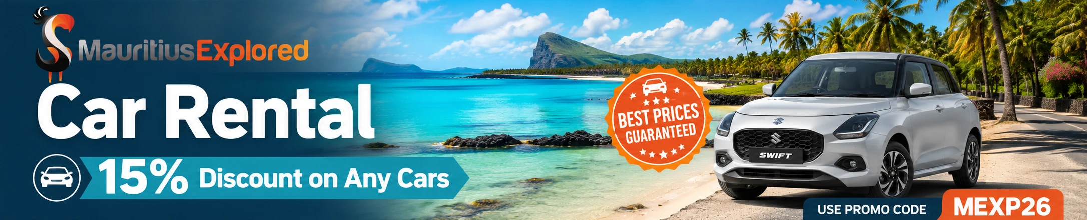 Rent a car in Mauritius