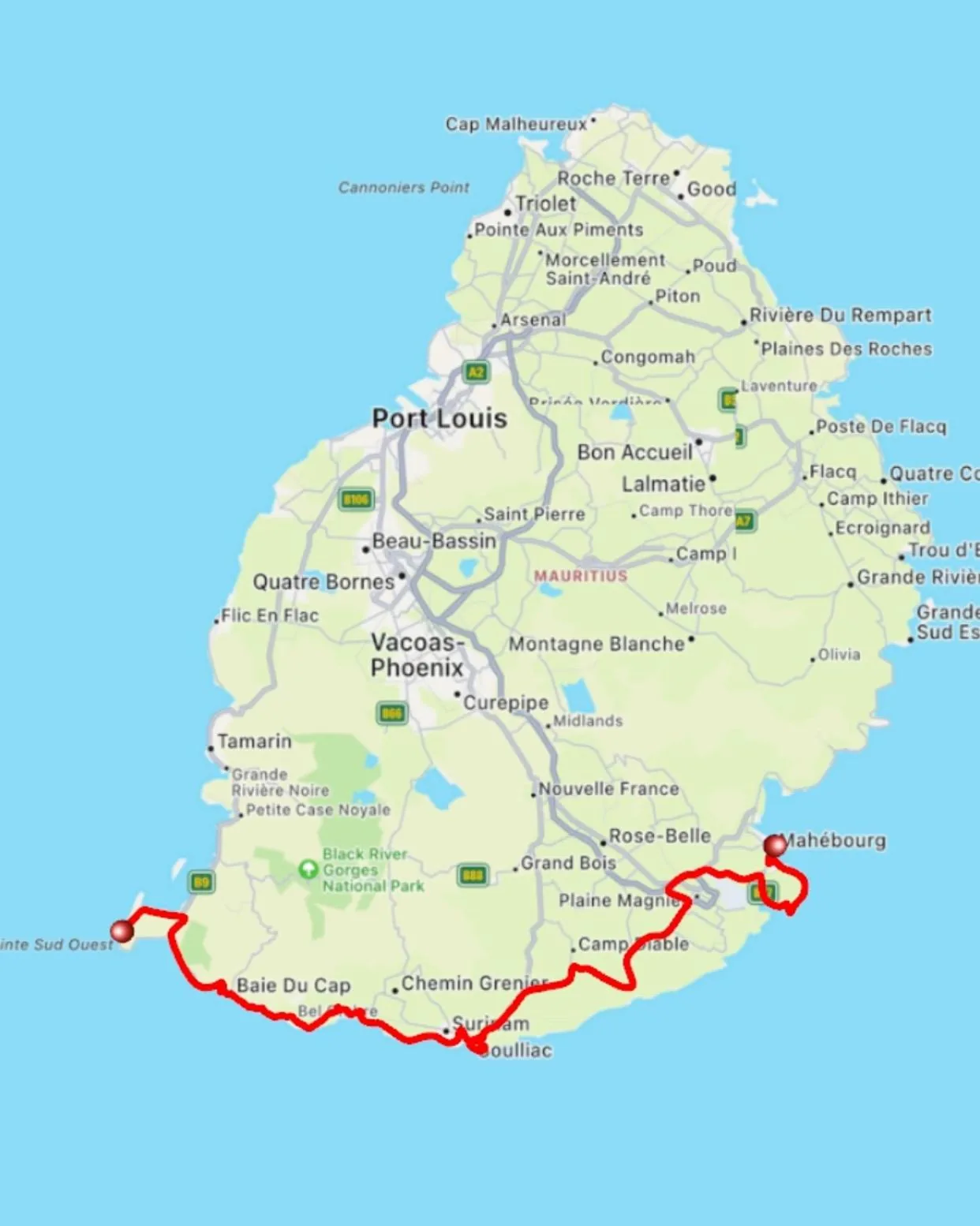 South Mauritius Road Trip Guide