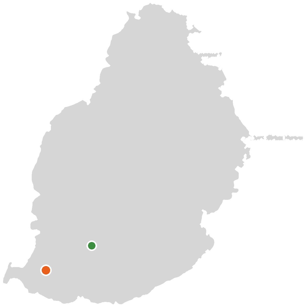 Le Morne und Chamarel