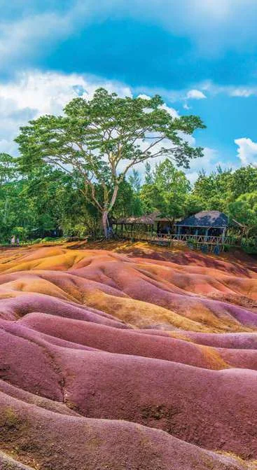 Chamarel Seven Coloured Earth in southern Mauritius
