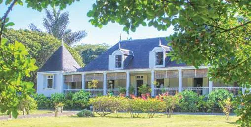 Saint Aubin colonial house in southern Mauritius