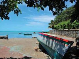 Mahebourg coastal view in south-east Mauritius