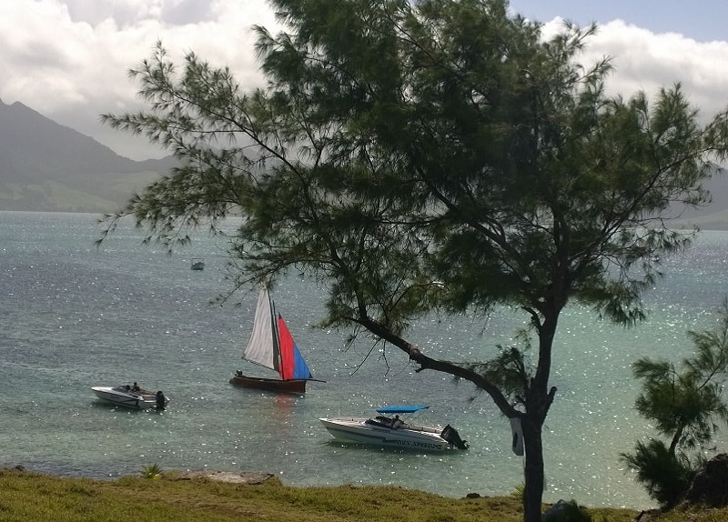 Ile au Phare in Mauritius island