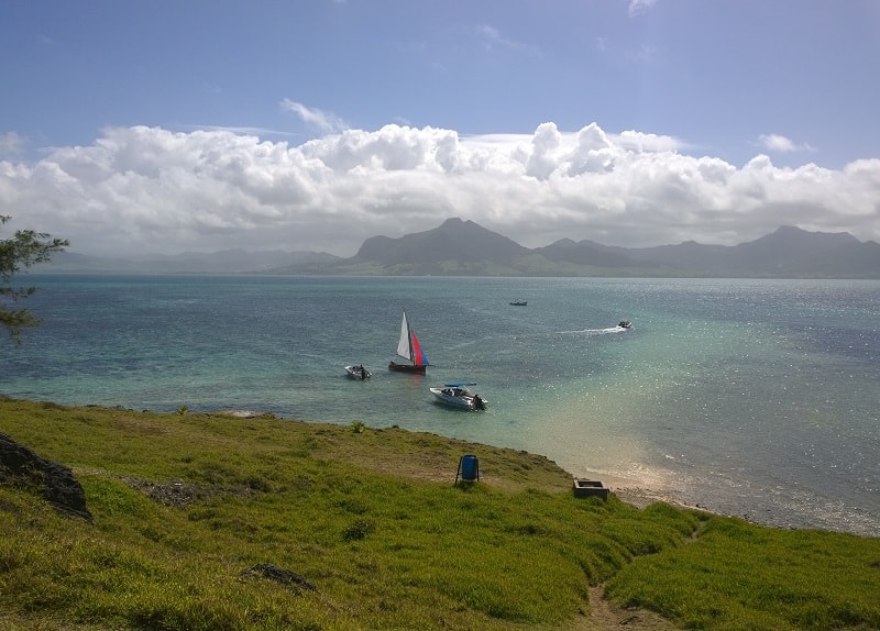 View on ile au Phare Mauritius
