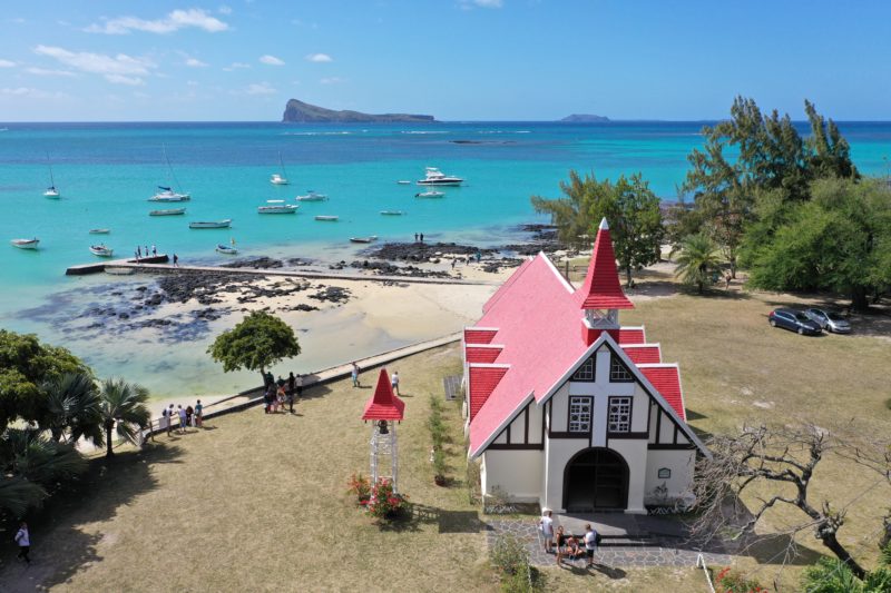 Cap Malheureux Church in Mauritius