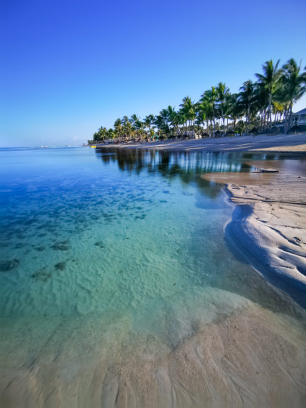 Flic en flac Beach in Mauritius