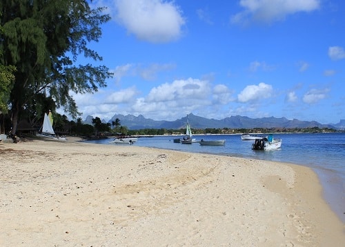 Balaclava beach in Mauritius